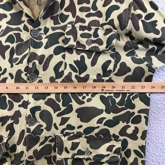 VTG Kmart Hunting Shirt Duck Camo Pocket Button Up Jacket Hong Kong RARE Men XL - Picture 4 of 11